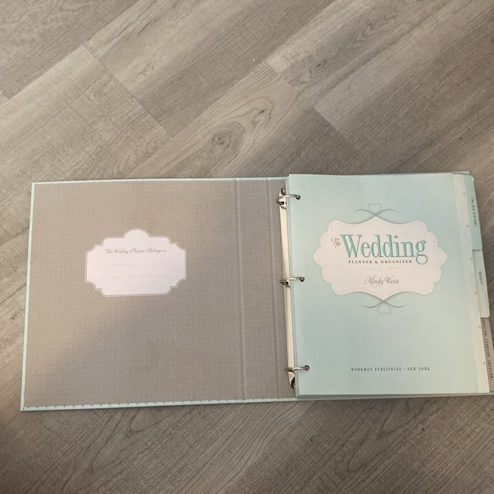 Wedding Planning Organizer by Mindy Weiss- New Without Tag